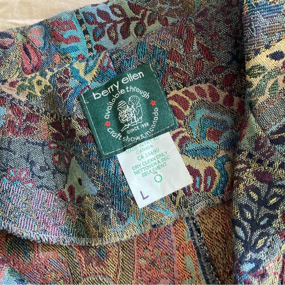 Handmade in Canada patterned jacket - Picture 2 of 3